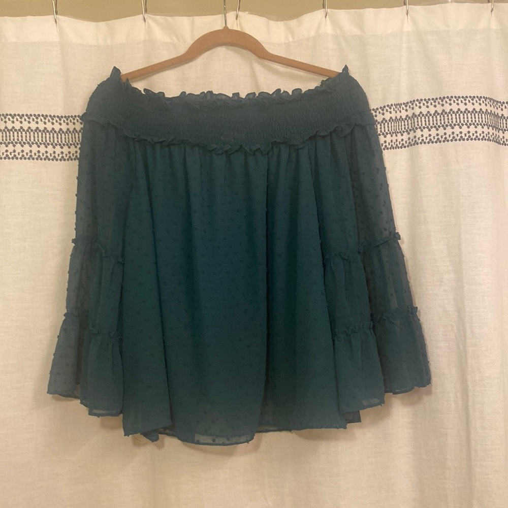 Entro Off the Shoulder Tiered Top